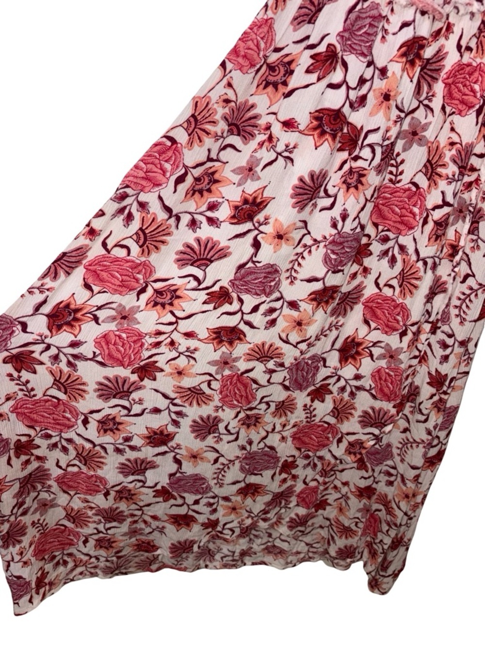 Altar’d State Floral Faux Wrap Midi Dress Size Small Boho Cottagecore Pink - Picture 3 of 7